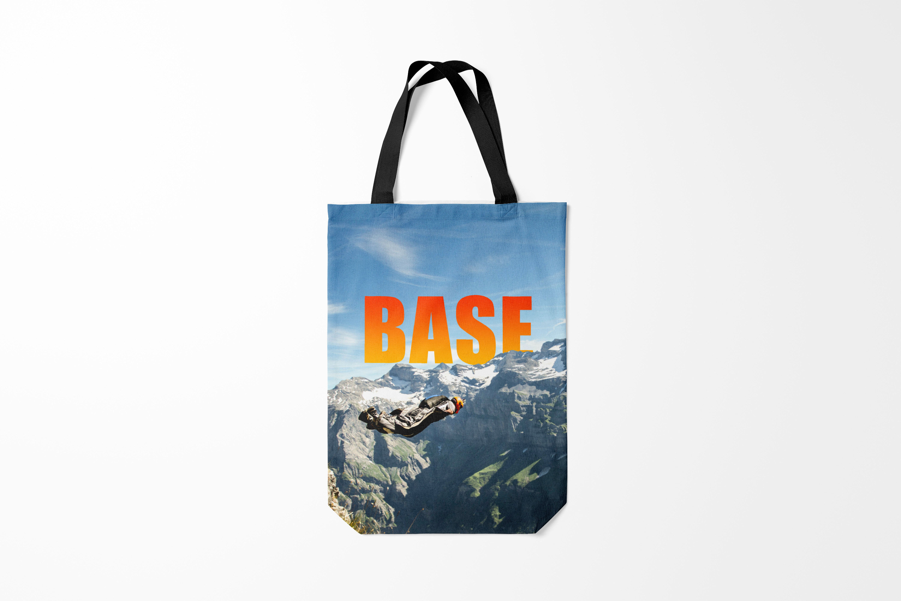

Сумка шoппер унисекс Burnettie Экстремальный спорт base jumping, разноцветный, Экстремальный спорт base jumping