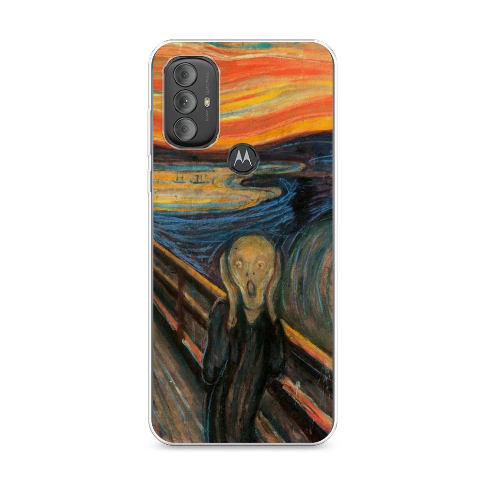 

Чехол Awog на Motorola Moto G Power 2022 "Крик", Разноцветный, 242850-9