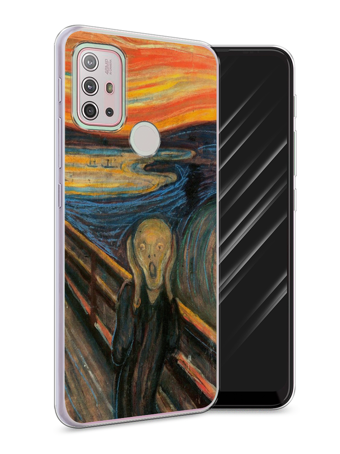 

Чехол Awog на Lenovo K13 Note/Motorola Moto G10/G20/G30 "Крик", Разноцветный, 242150-9