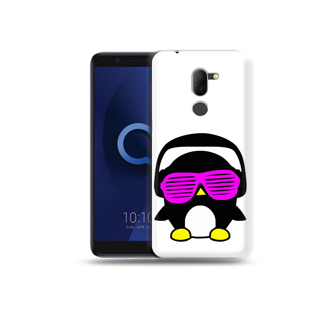 

Чехол MyPads Tocco для Alcatel 3X пингвин (PT112114.674.541), Прозрачный, Tocco
