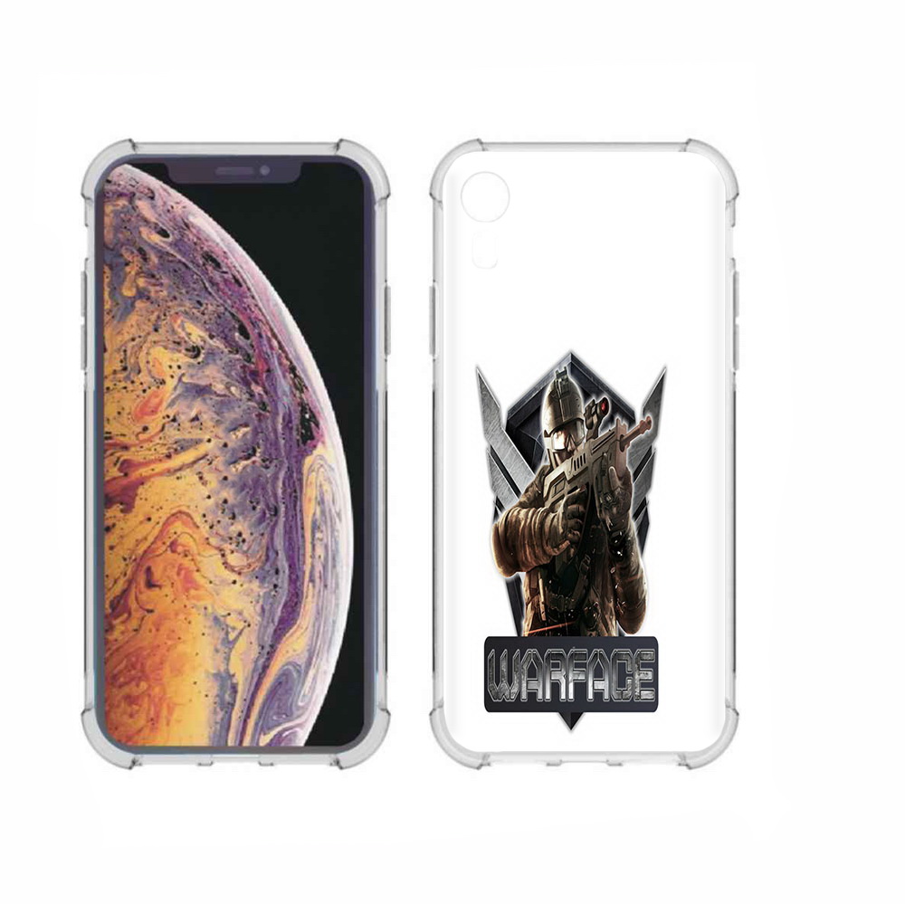 

Чехол MyPads Tocco для Apple iPhone XR игра про войну, Прозрачный, Tocco