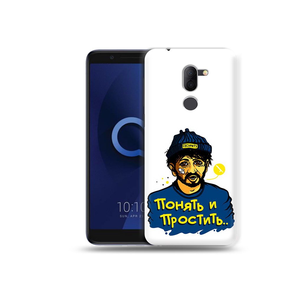 

Чехол MyPads Tocco для Alcatel 3X понять и простить (PT112114.674.550), Прозрачный, Tocco