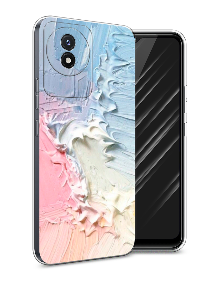 

Чехол Awog на Vivo Y02 "Фруктовое мороженное", Голубой;розовый;желтый, 268150-3