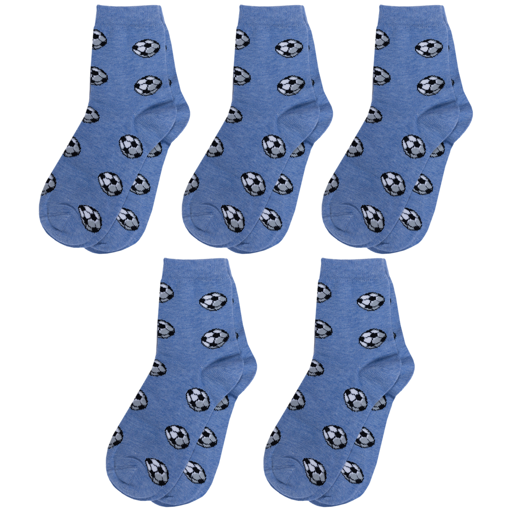 

Носки детские Rusocks 5-Д-31348 цв. голубой; белый; черный р. 14-16, 5-Д-31348