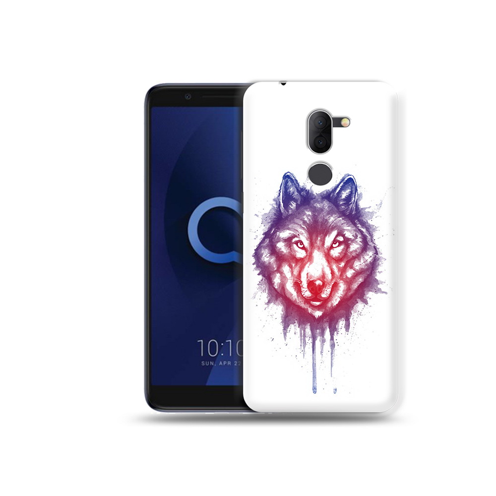 

Чехол MyPads Tocco для Alcatel 3X пушистый волк (PT112114.674.561), Прозрачный, Tocco