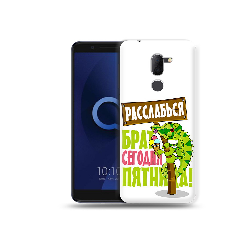 

Чехол MyPads Tocco для Alcatel 3X пятница (PT112114.674.562), Прозрачный, Tocco