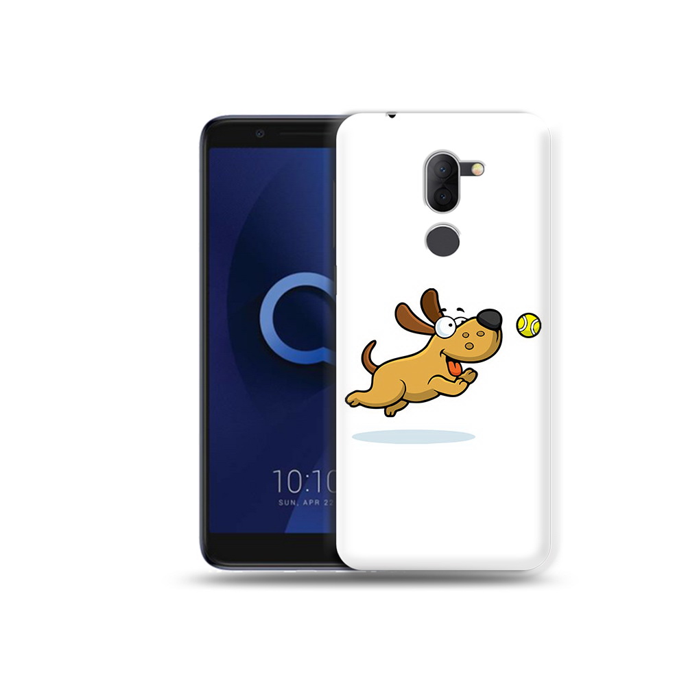 

Чехол MyPads Tocco для Alcatel 3X пёсик (PT112114.674.563), Прозрачный, Tocco