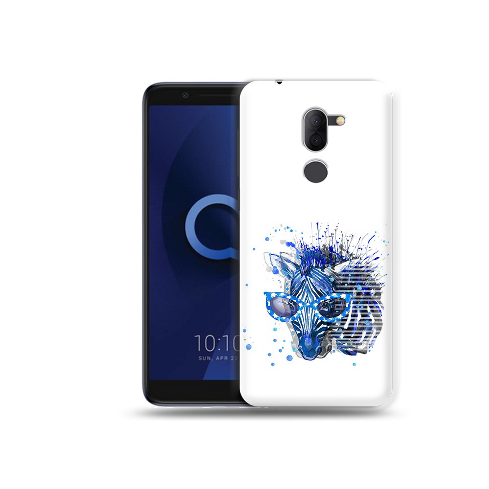 

Чехол MyPads Tocco для Alcatel 3X расплывчатая зебра (PT112114.674.577), Прозрачный, Tocco