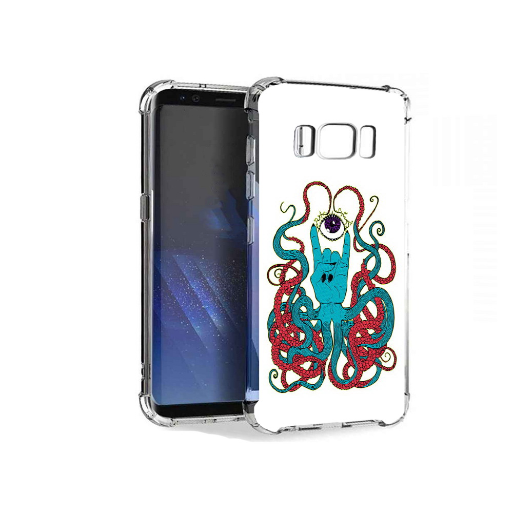 

Чехол MyPads Tocco для Samsung Galaxy S8+ осьминог-рука абстракция, Tocco