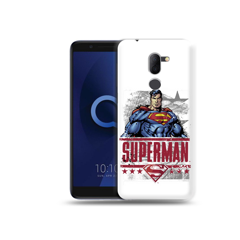 

Чехол MyPads Tocco для Alcatel 3X рисунок супермен (PT112114.674.583), Прозрачный, Tocco