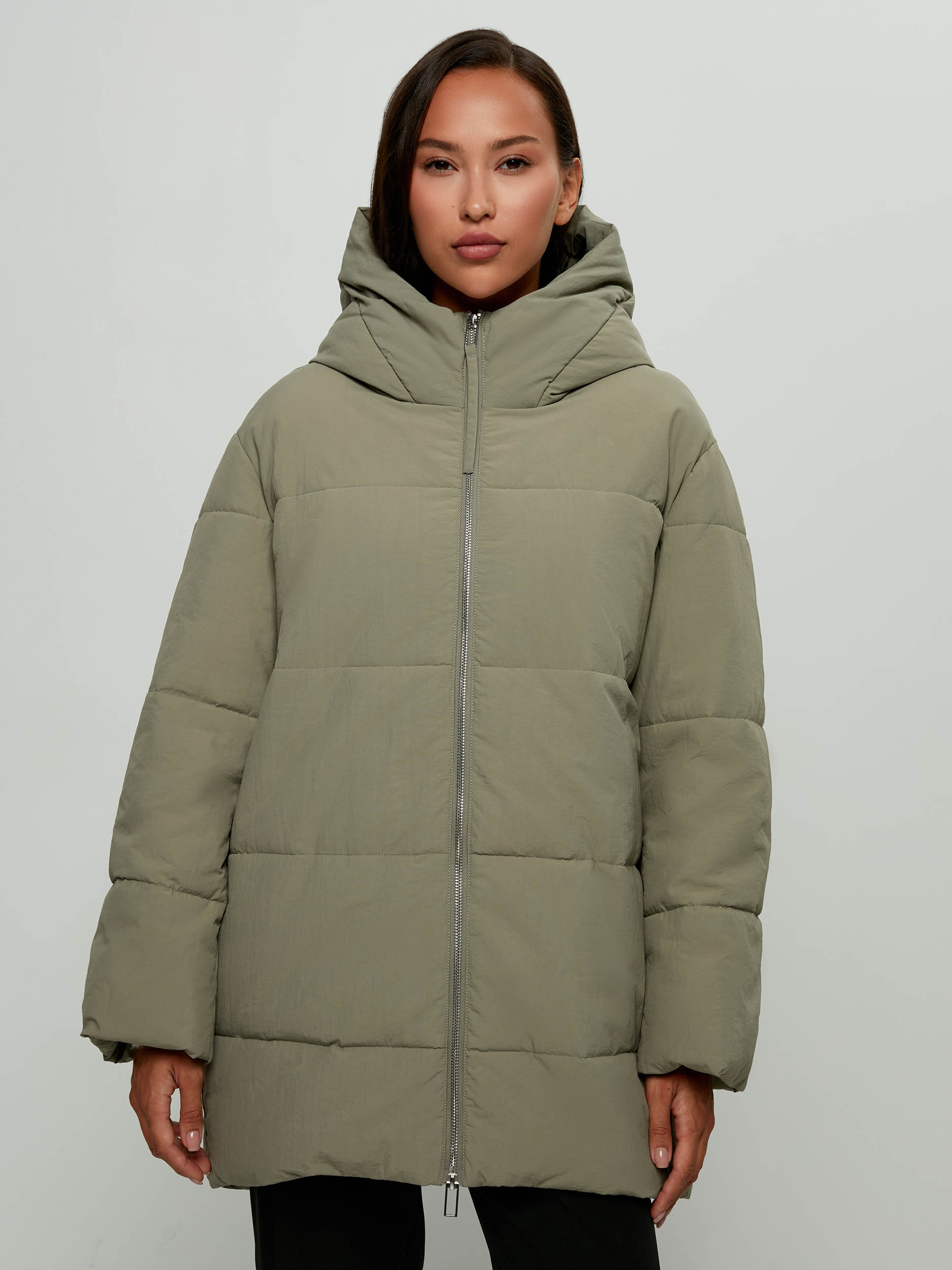 

Куртка женская ZARINA 2460421121-13 зеленая M, 2460421121-13