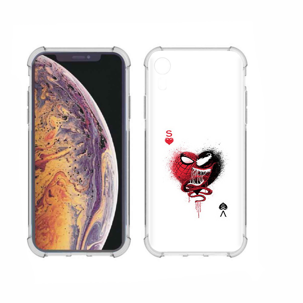 

Чехол MyPads Tocco для Apple iPhone XR Веном, Прозрачный, Tocco