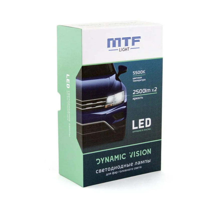 

Светодиодные лампы MTF Light, серия DYNAMIC VISION LED, H7, 28W, 2500 lm, 5500K,, DYNAMIC VISION