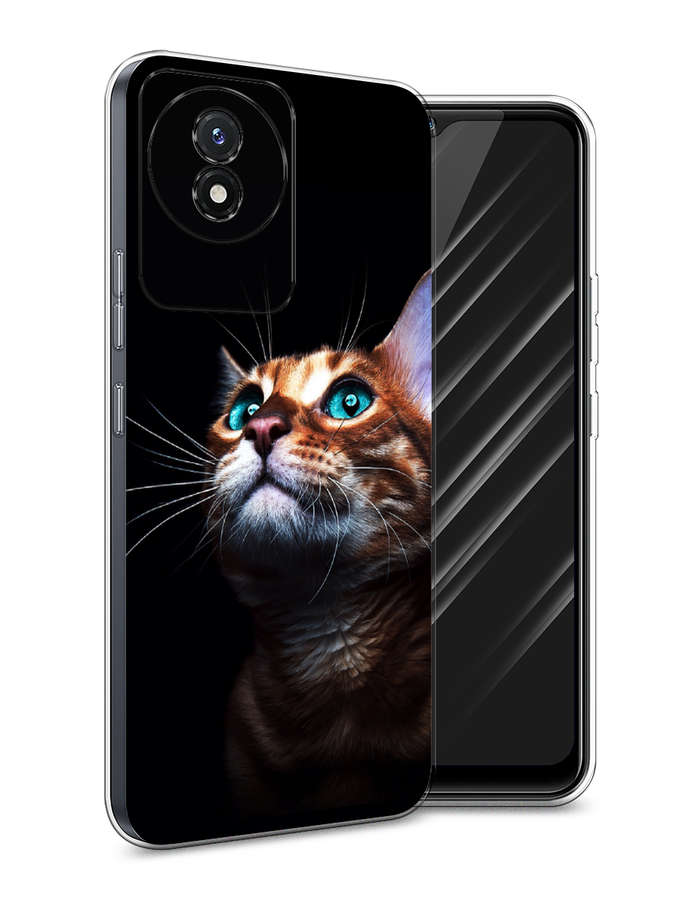 

Чехол Awog на Vivo Y02 "Мечтательный кот", Коричневый, 268150-1