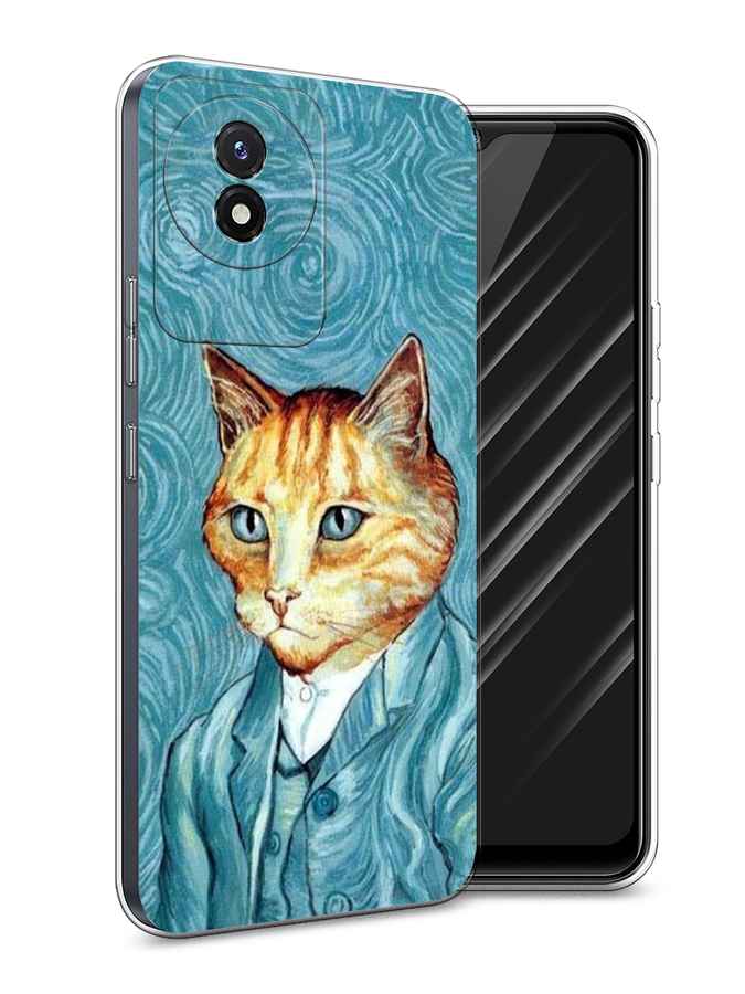 

Чехол Awog на Vivo Y02 "Кот Ван Гог", Голубой;коричневый, 268150-2