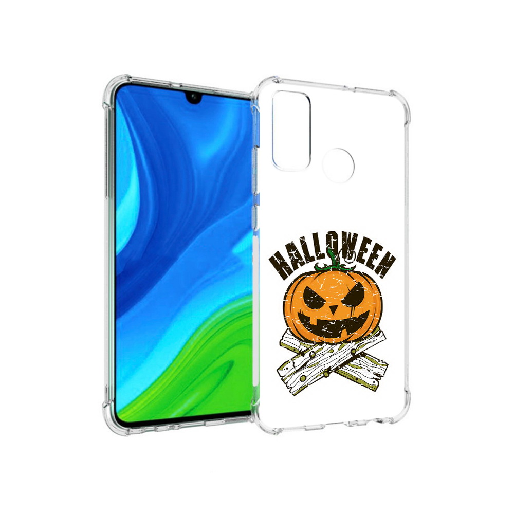 

Чехол MyPads Tocco для Huawei P Smart (2020) Хэллоуин доски тыква, Прозрачный, Tocco