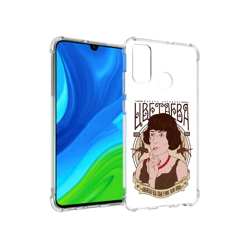

Чехол MyPads Tocco для Huawei P Smart (2020) Цветаева, Прозрачный, Tocco