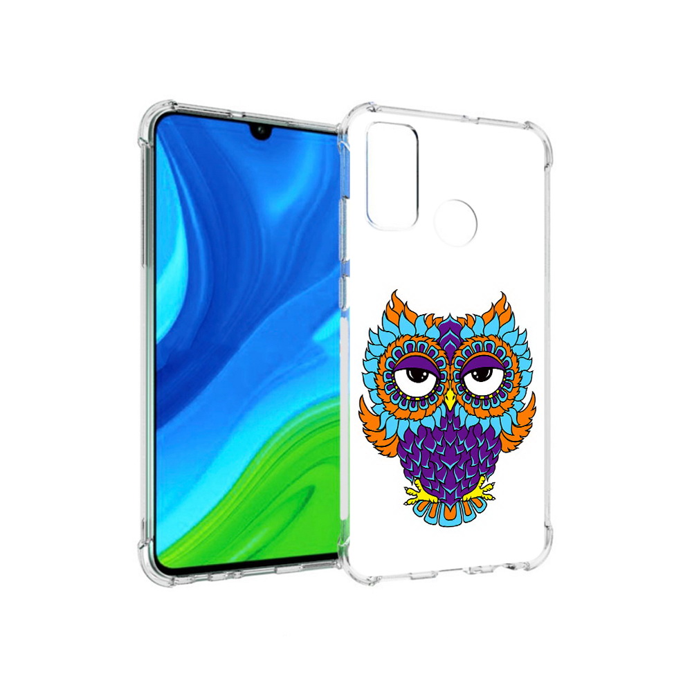 

Чехол MyPads Tocco для Huawei P Smart (2020) Цветная сова, Прозрачный, Tocco