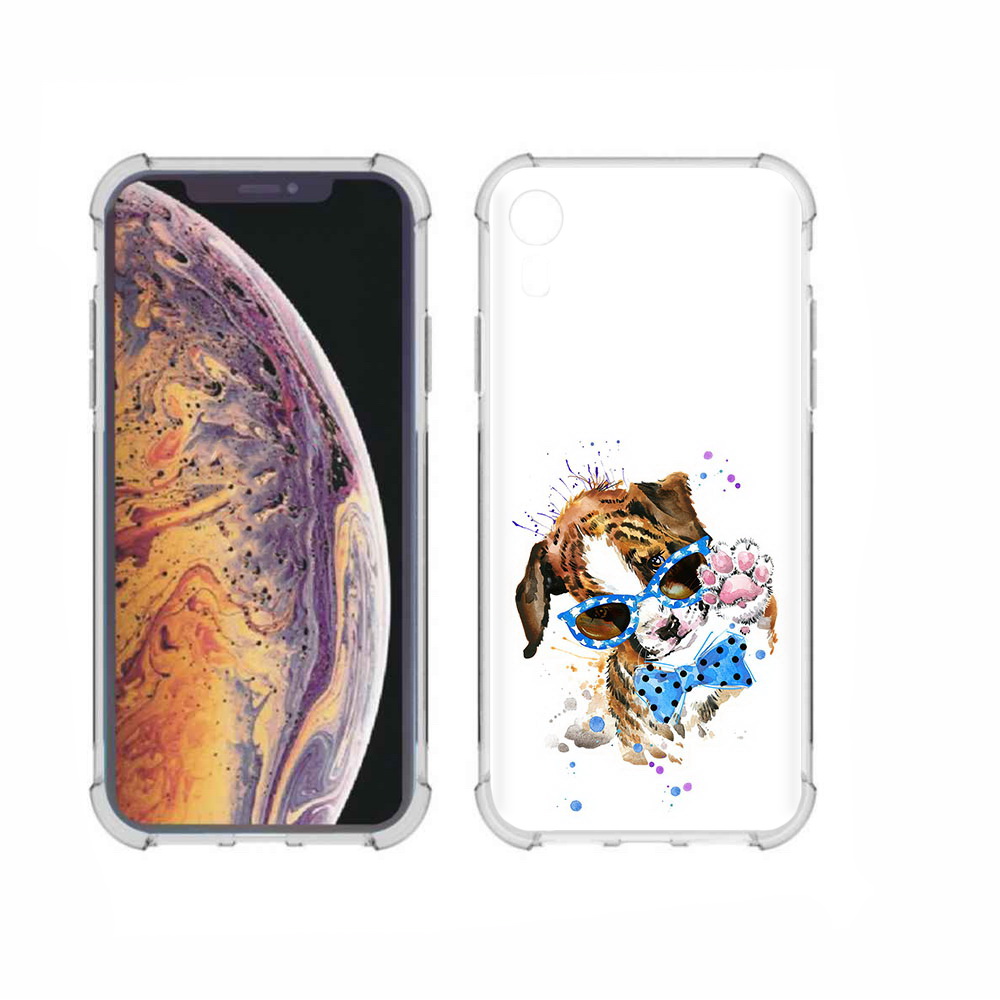 

Чехол MyPads Tocco для Apple iPhone XR лапочка, Прозрачный, Tocco