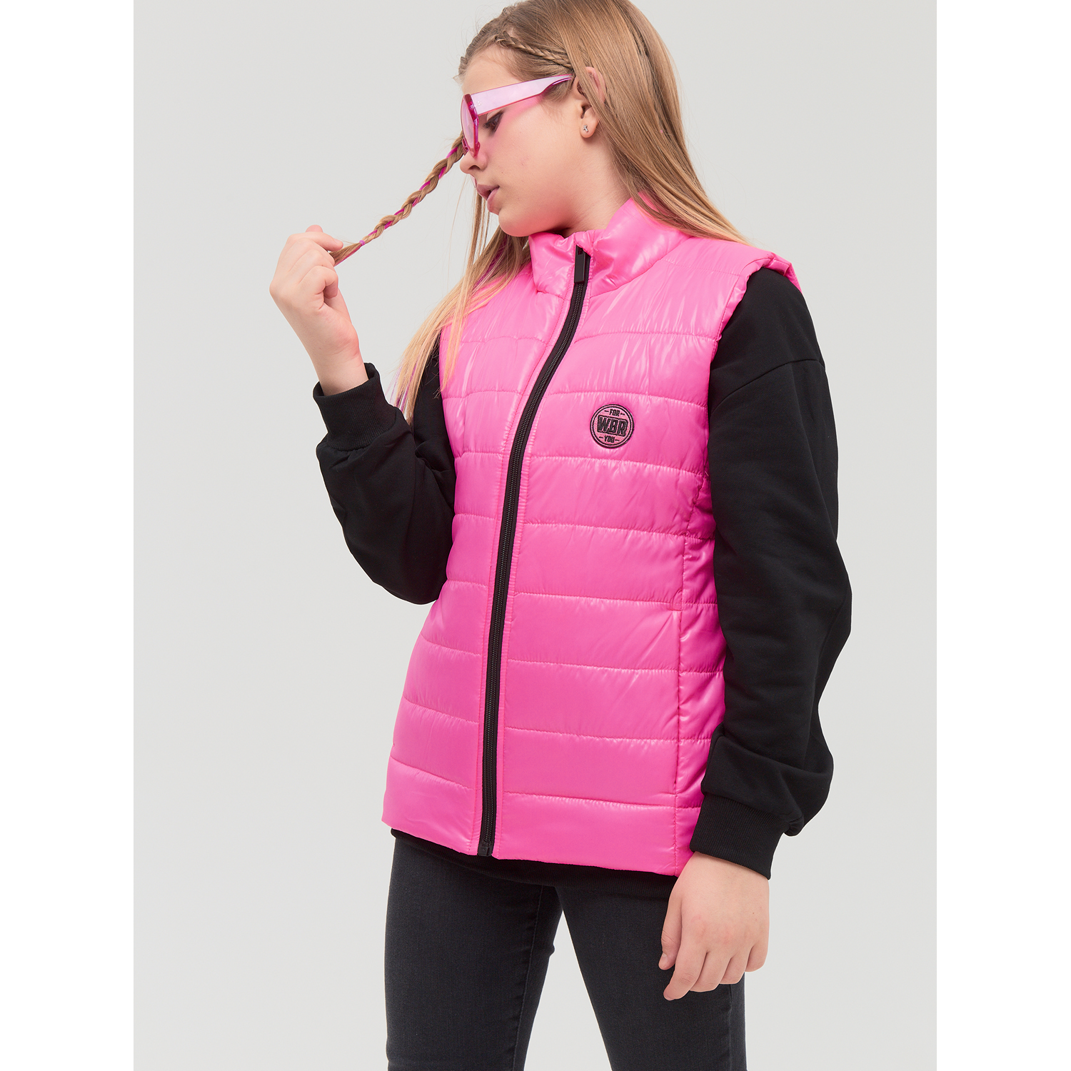 

Жилет детский WBR 67-031, розовый, 128, 67-031