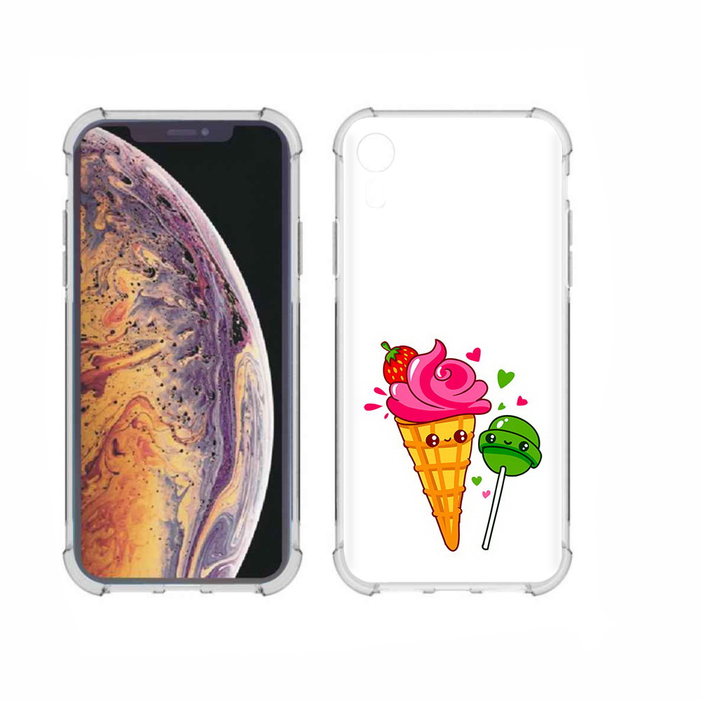 

Чехол MyPads Tocco для Apple iPhone XR Вкусняшки, Прозрачный, Tocco