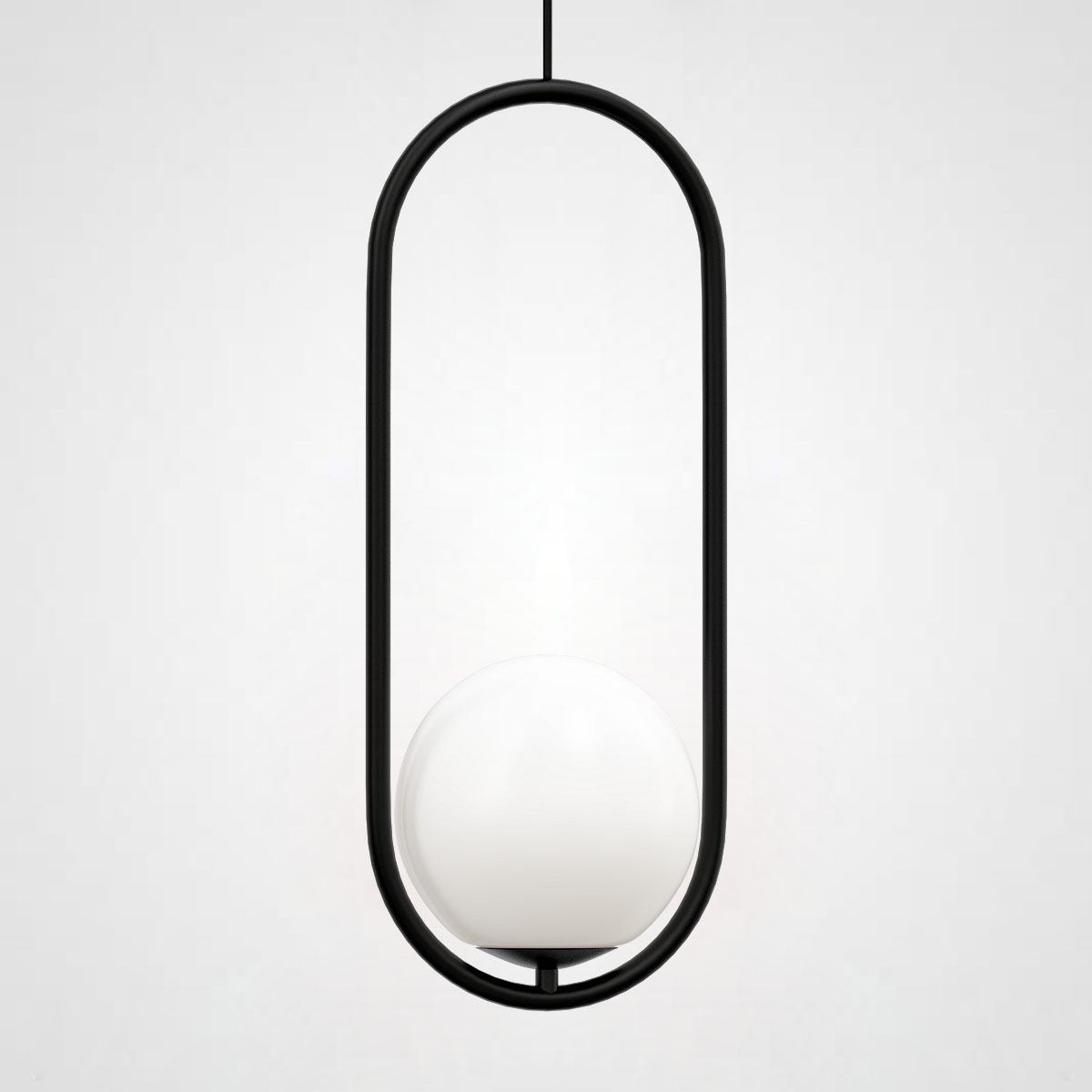 

Подвесной светильник Matthew McCormick hoop 50 Black MILA Pendant от ImperiumLoft