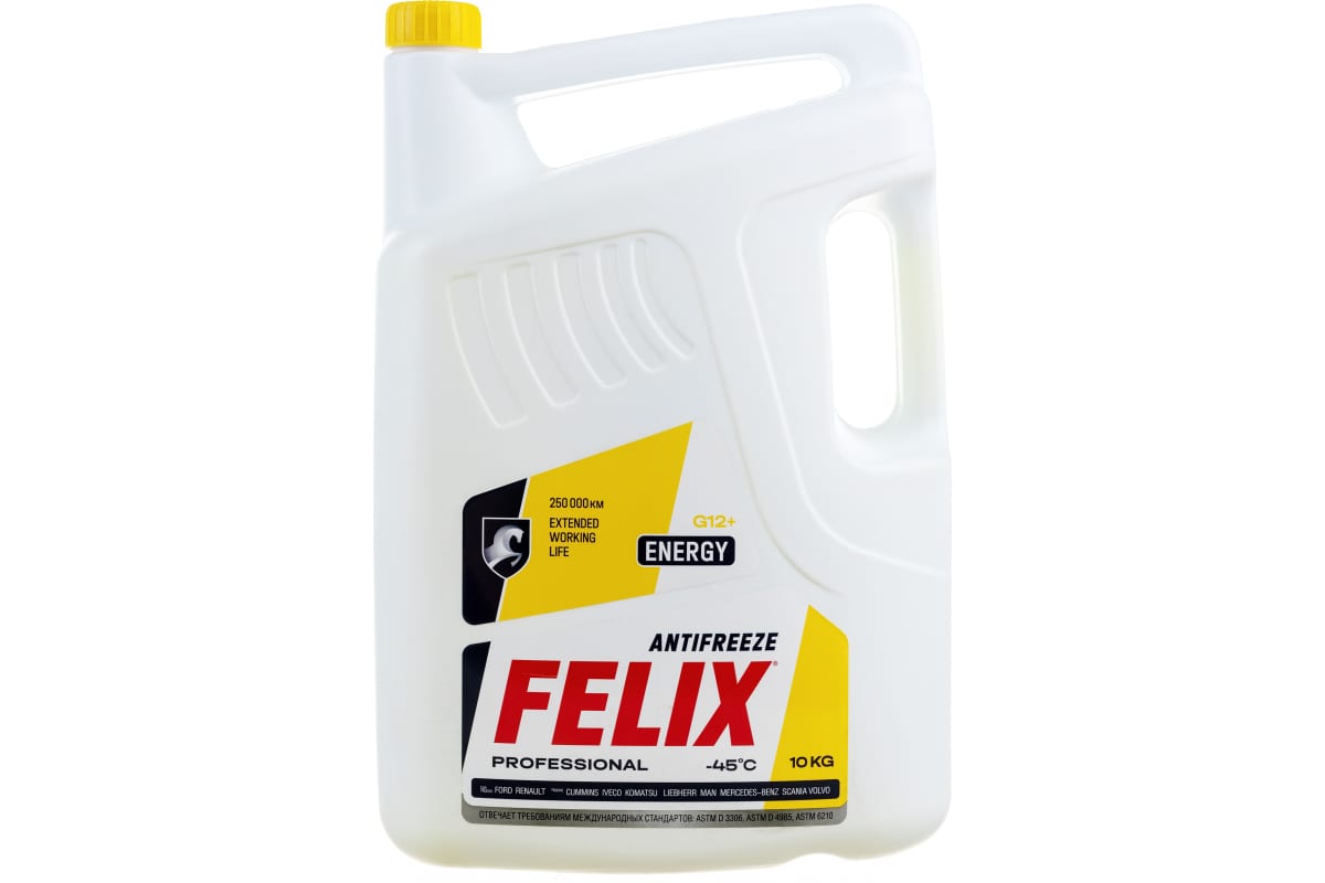 

Антифриз FELIX ENERGY -45град.С, G-12, 10 кг, желтый 430206028