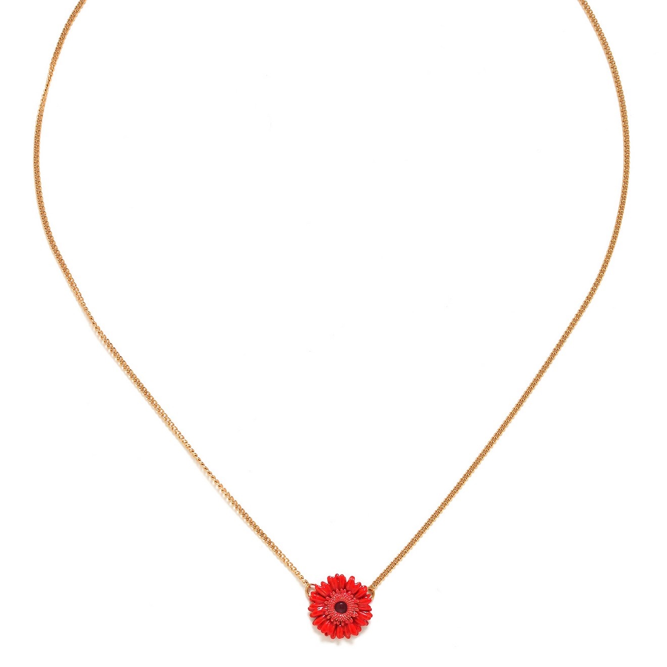 Колье из бижутерного сплава 42 см Franck Herval FH24.1-15-64100, агат