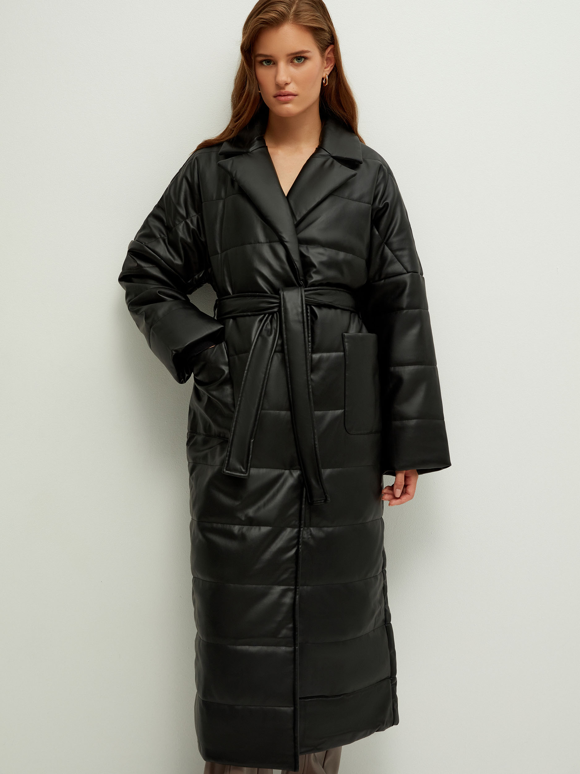 

Пальто женское ZARINA 2460406106-50 черное L, 2460406106-50