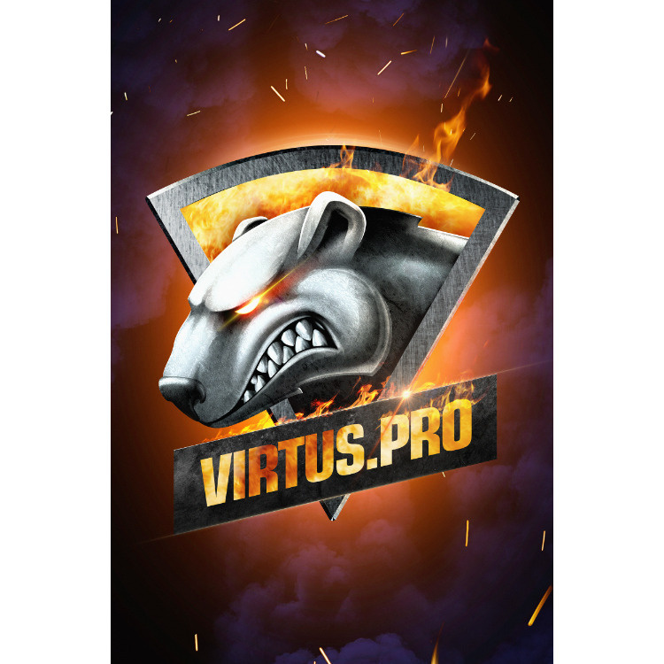 фото Плакат с логотипом virtus,pro virtus.pro