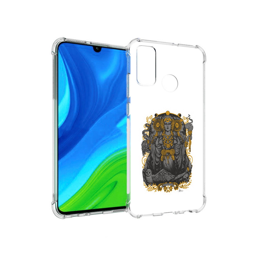 

Чехол MyPads Tocco для Huawei P Smart (2020) божество с золотыми элементами, Прозрачный, Tocco