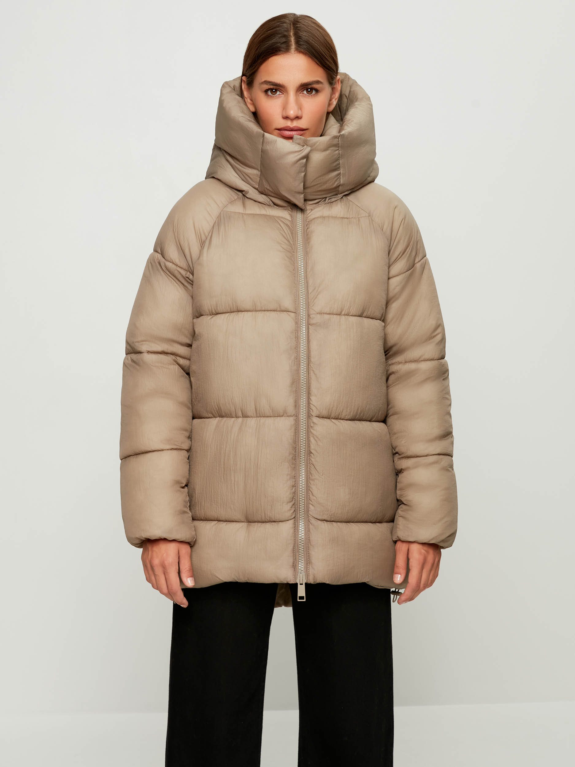 

Куртка женская ZARINA 2460402102-66 бежевая XL, Бежевый, 2460402102