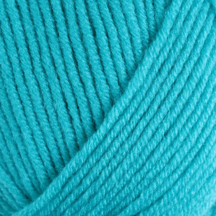 

Пряжа Детская забава 20% микрофибра, 80% акрил 140м/50гр (083 нефрит) (5 шт), Голубой