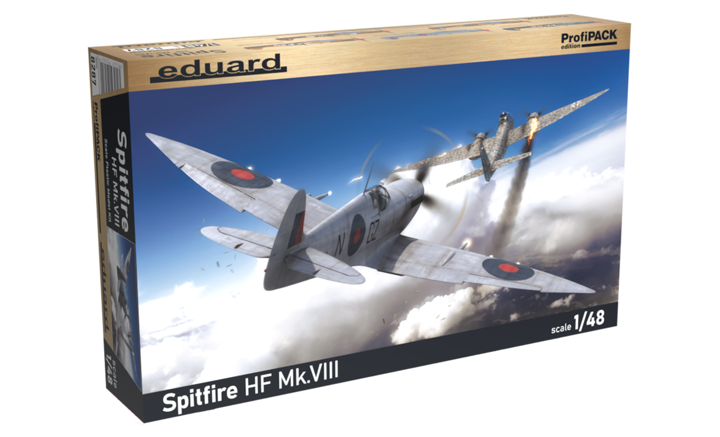 

Сборная модель истребителя Spitfire HF Mk.VIII версия Profipack, Eduard, 8287, Spitfire HF Mk.VIII