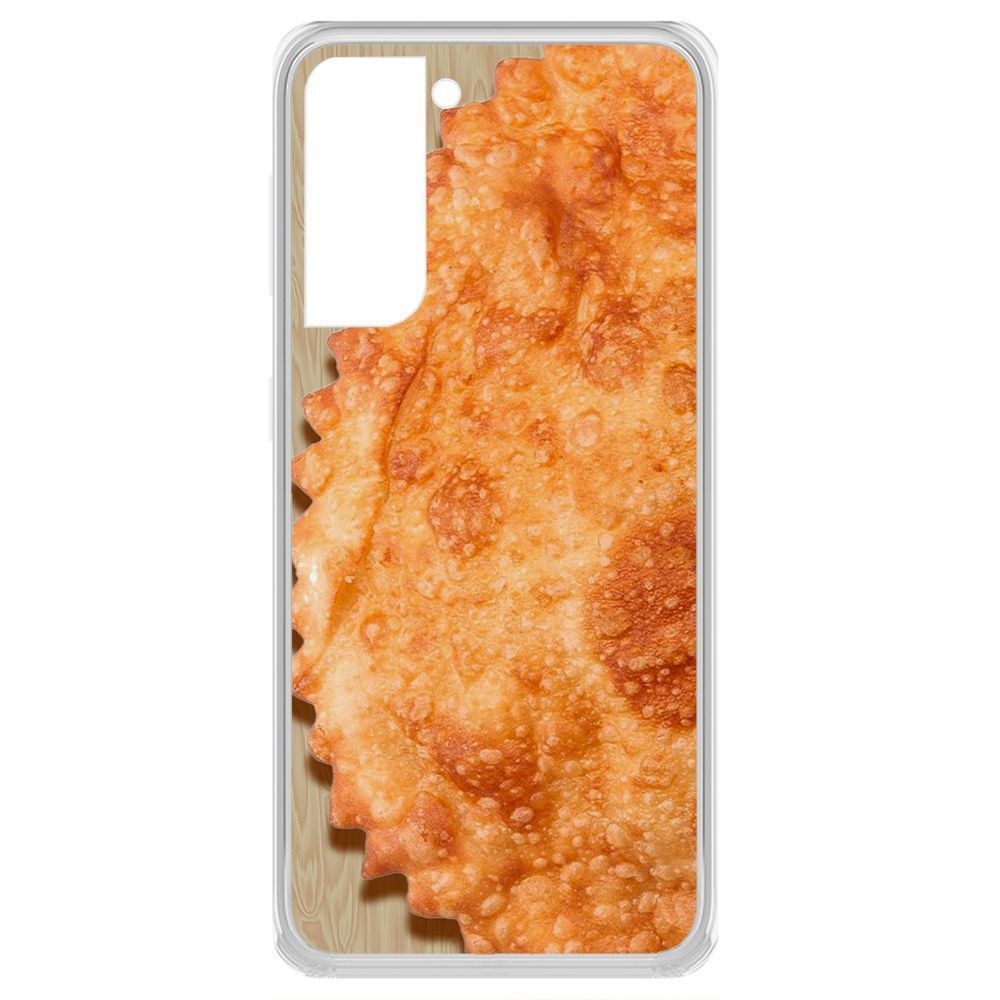 

Чехол-накладка Krutoff Clear Case Чебурек для Samsung Galaxy S21 (G991), Прозрачный