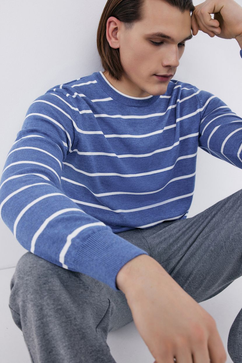 

Джемпер мужской Baon B6324201 синий 2XL, B6324201