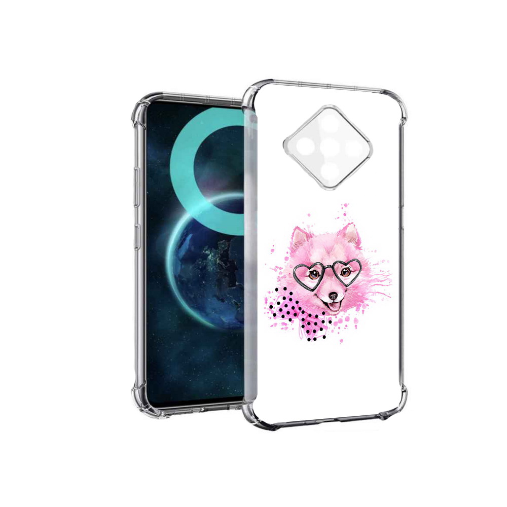 

Чехол MyPads розовый волченок для Infinix Zero 8, Прозрачный, Tocco