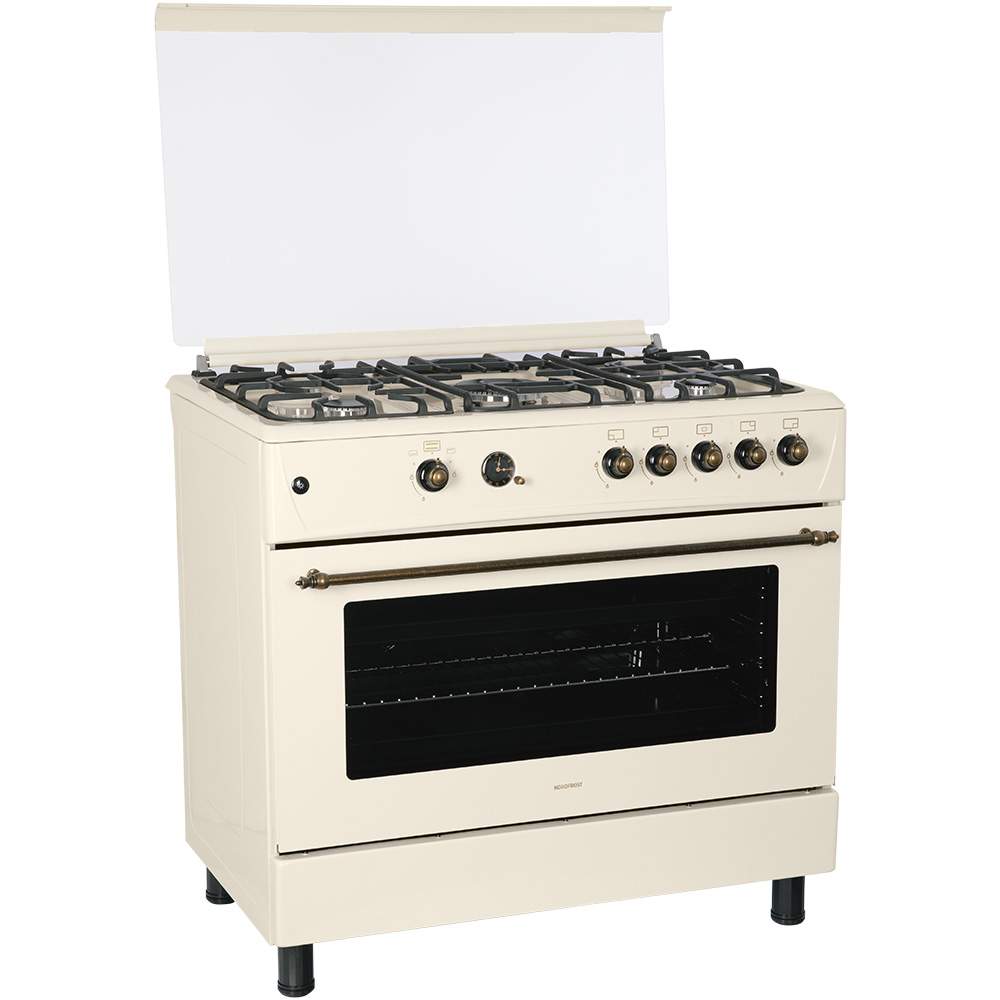 

Газовая плита NordFrost GG 9064 YR бежевый, GG 9064 YR