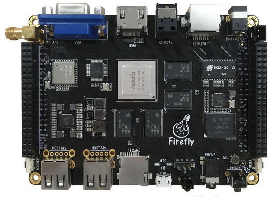 Микроконтроллеры, платы и датчики Робототехника Firefly Firefly-RK3288 4G/32G