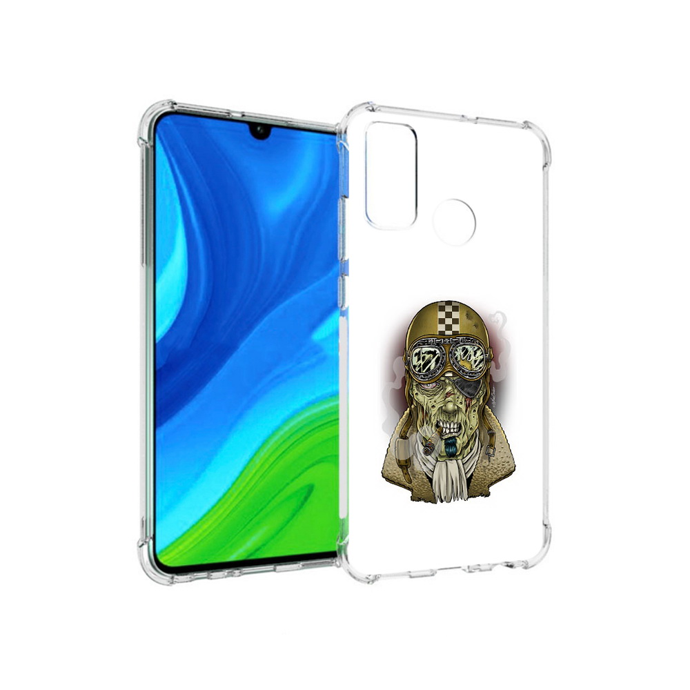 

Чехол MyPads Tocco для Huawei P Smart (2020) военный зомби, Прозрачный, Tocco