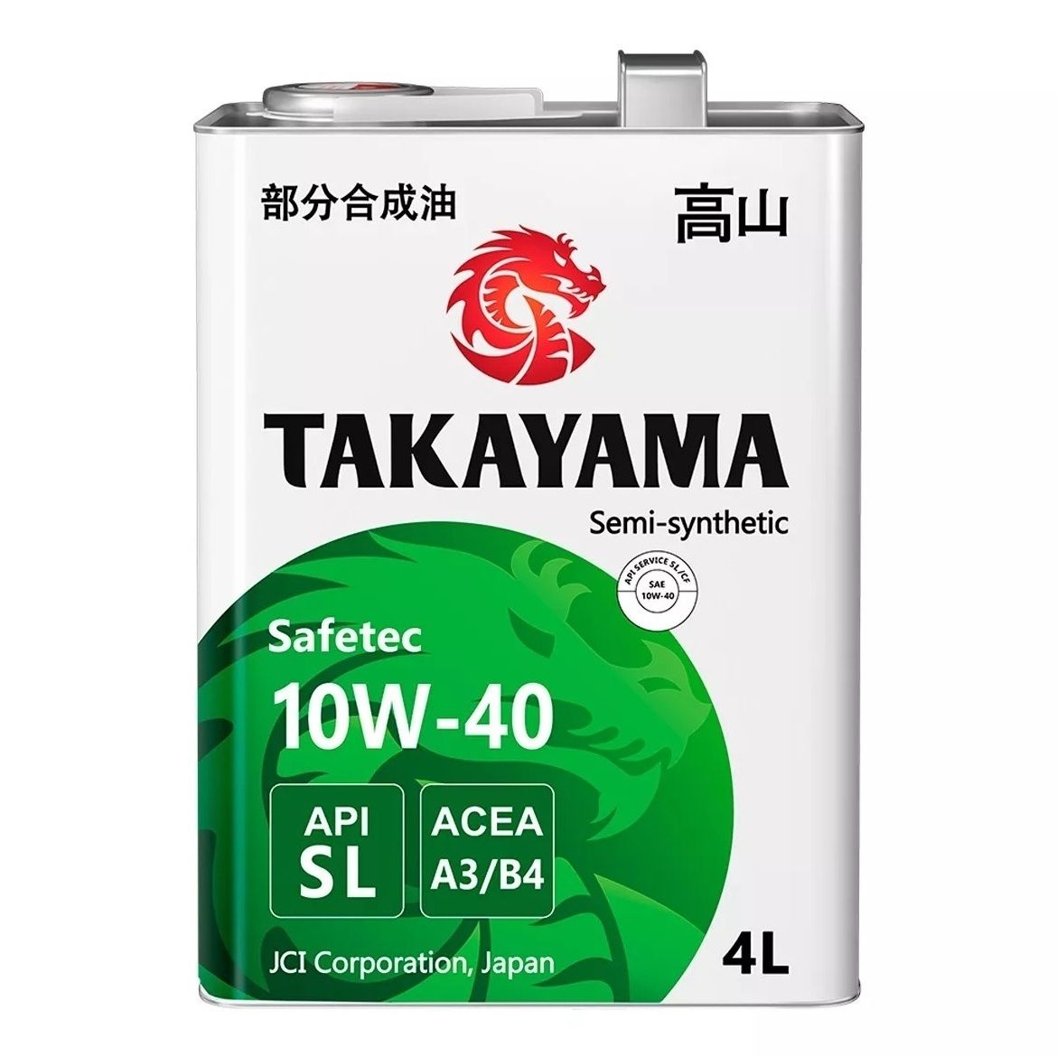 Моторное масло TAKAYAMA полусинтетическое 10W40 A3/B4, SL 4л