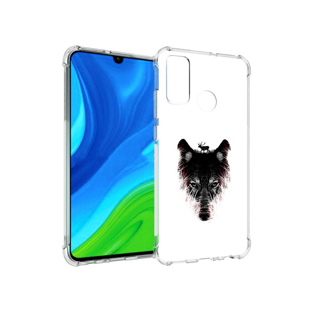 

Чехол MyPads Tocco для Huawei P Smart (2020) волк в траве, Прозрачный, Tocco