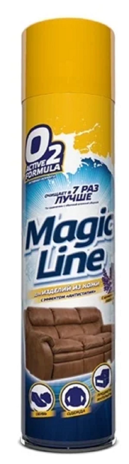 фото Пенный очиститель изделий из кожи magic line 0,65 л мл