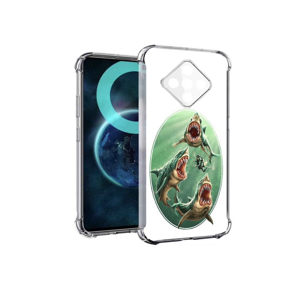 

Чехол MyPads синяя бездна для Infinix Zero 8, Прозрачный, Tocco