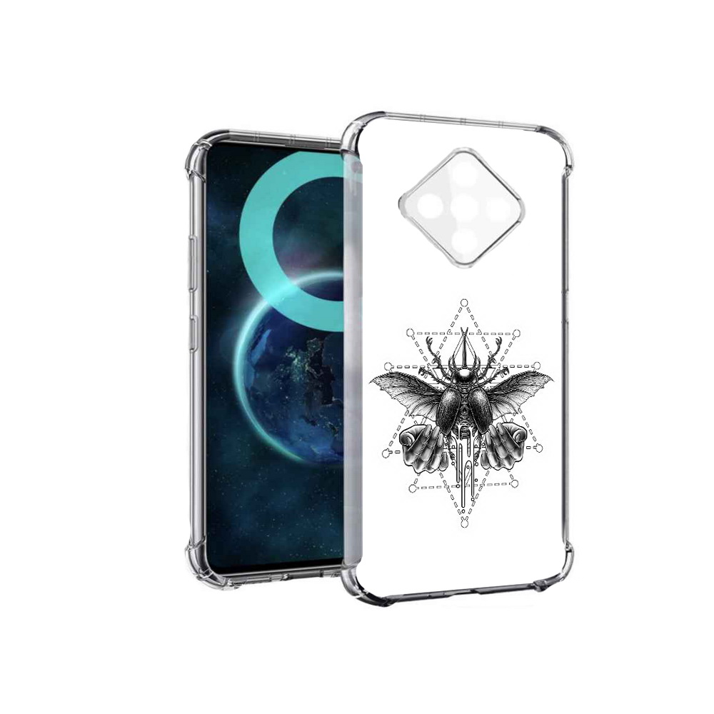 

Чехол MyPads скарабей для Infinix Zero 8, Прозрачный, Tocco