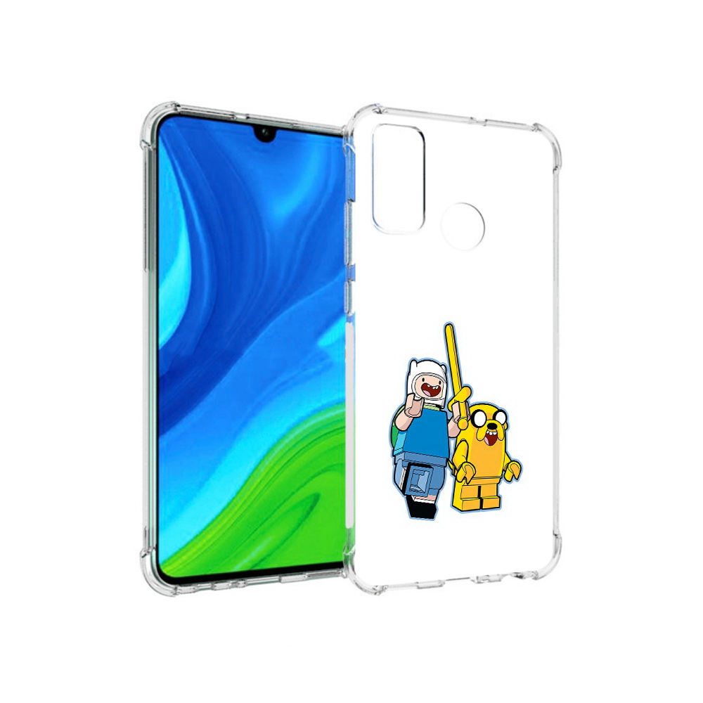 

Чехол MyPads Tocco для Huawei P Smart (2020) время приключений лего, Прозрачный, Tocco