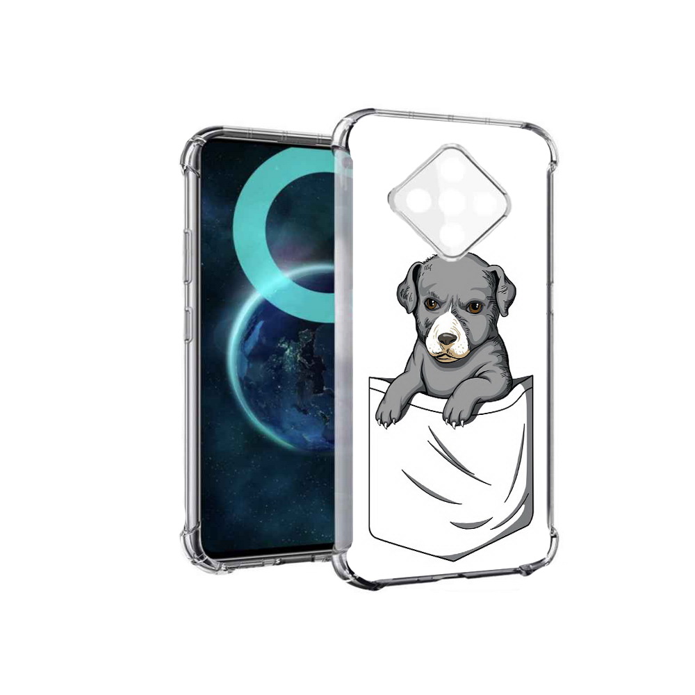 

Чехол MyPads собачка в кармане для Infinix Zero 8, Прозрачный, Tocco
