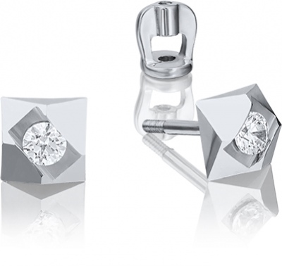 

Серьги из белого золота с бриллиантом PLATINA jewelry 02-4014-00-101-1120-30, 02-4014-00-101-1120-30