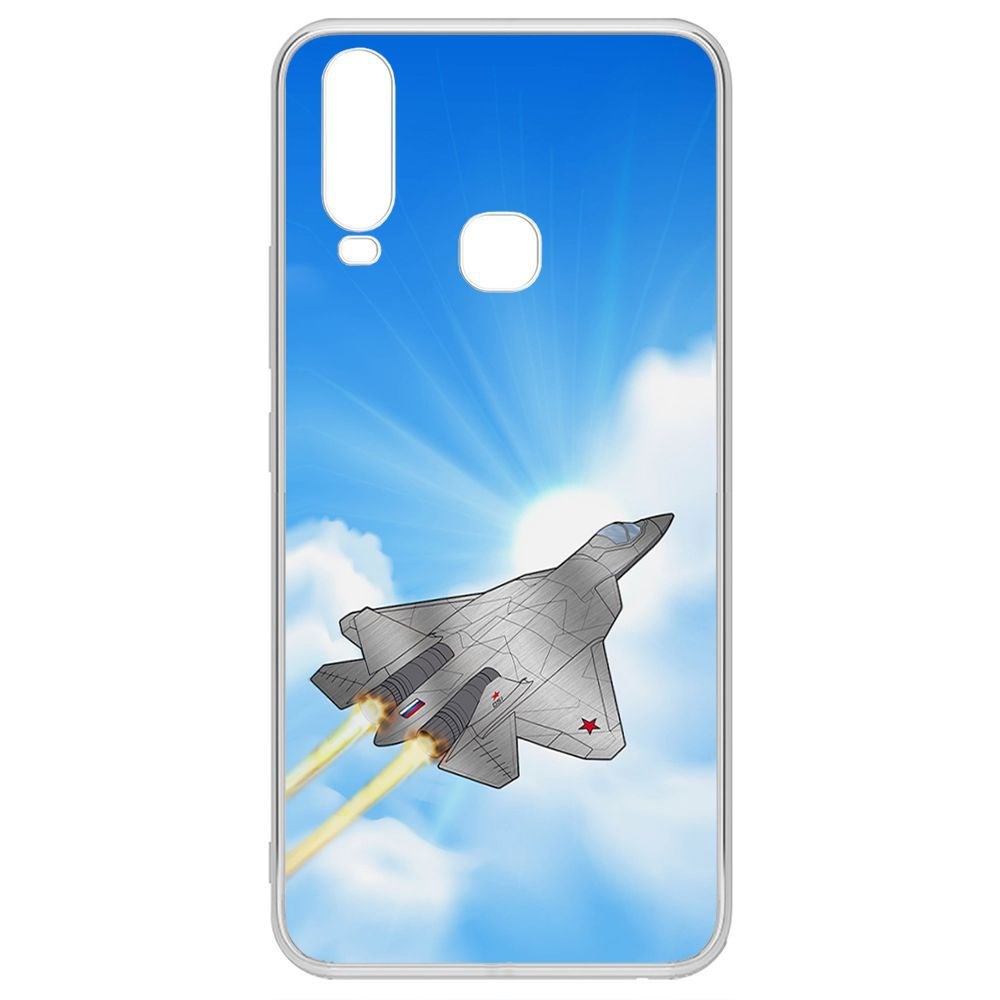 

Чехол-накладка Krutoff Clear Case СУ-57 для Vivo Y11, Прозрачный