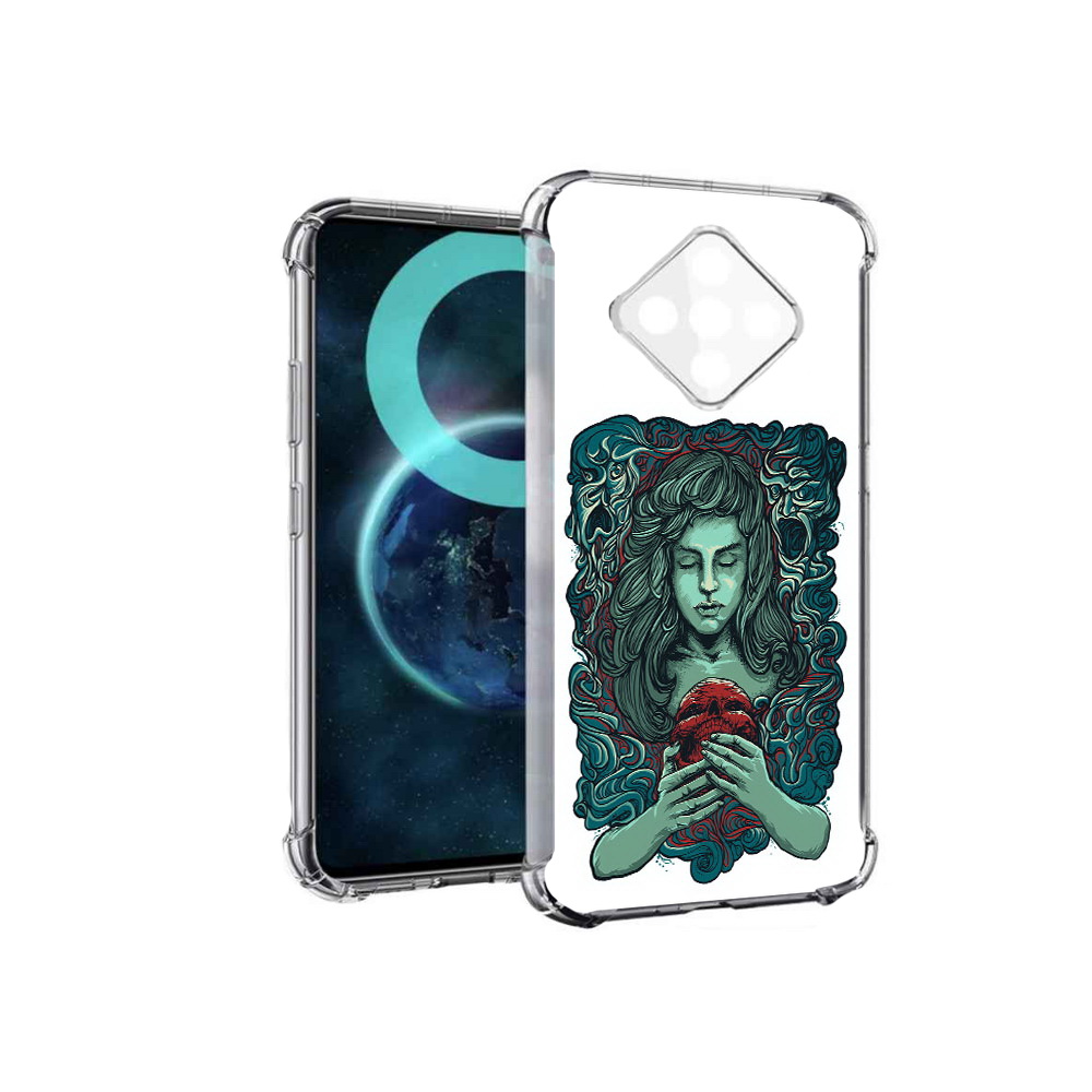 

Чехол MyPads спящая девушка для Infinix Zero 8, Прозрачный, Tocco